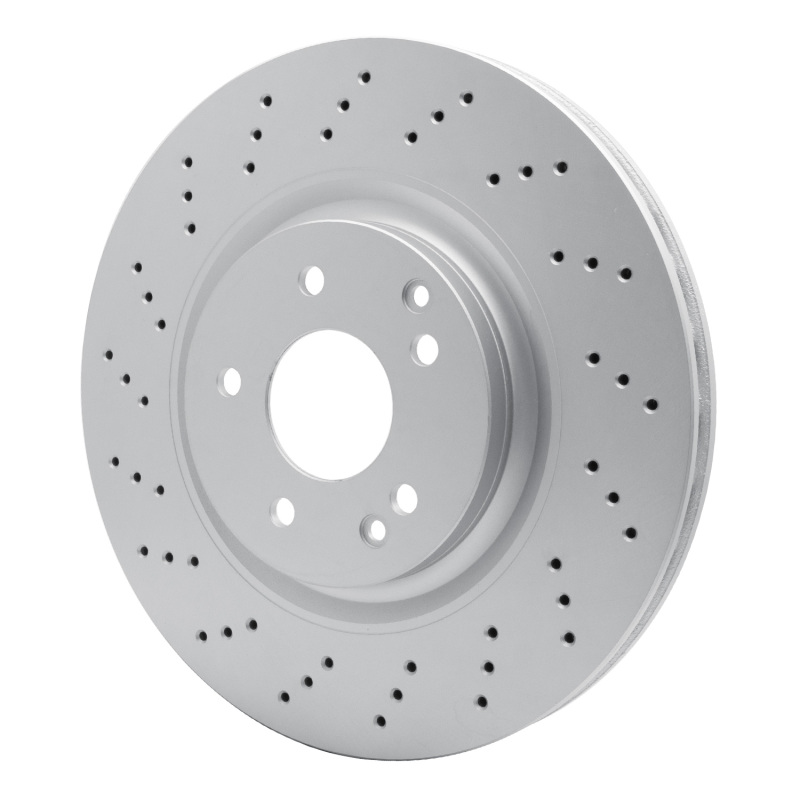 Mercedes-Benz SLK300 Brake Rotor (1) - Front - R1 Concepts - GeoSPEC Coated Rotor - Drilled - `03-`11